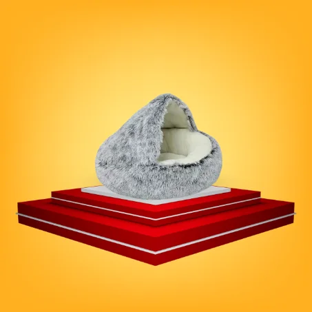 سرير القطط دافئ و فخم