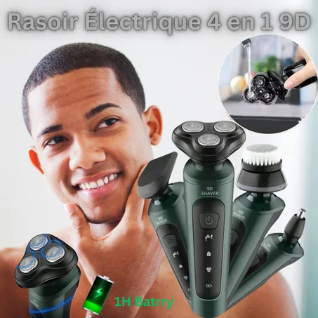 Rasoir Électrique 4 en 1 9D TD