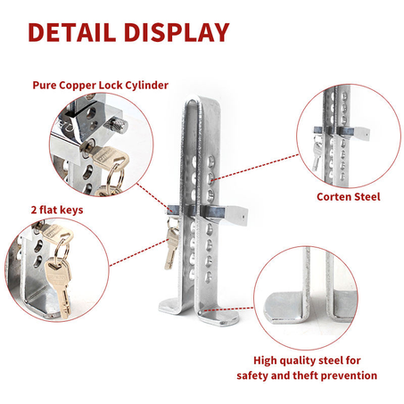 قفل دواسات السيارة للحماية من السرقة