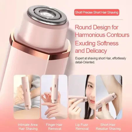 Rasoir électrique pour femme Double tête double usage femme rasoir corps épilateur jambe aisselles Bikini électrique épilateur tondeuse