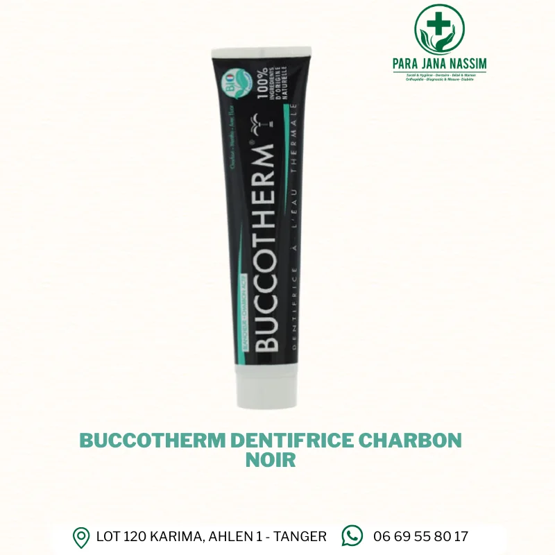 Buccotherm Dentifrice Charbon Noir 75ml