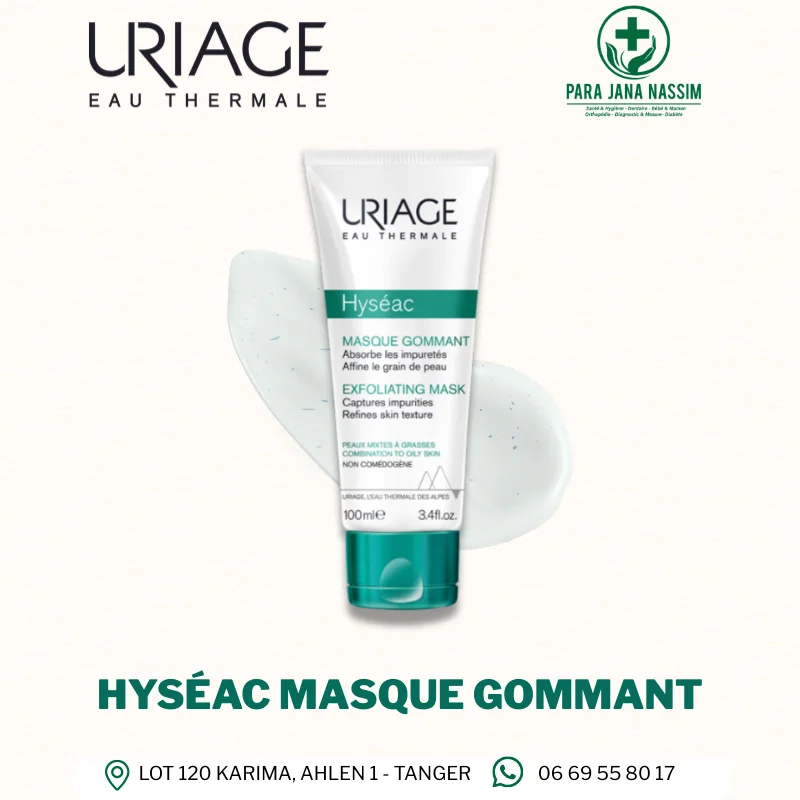 URIAGE – Hyséac Masque Gommant Anti-imperfections – 100ml
