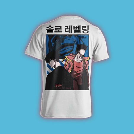 Anime Shirt- Solo Leveling Black Edition