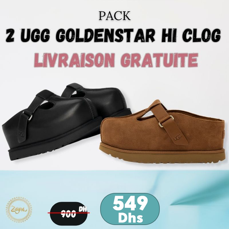 Pack 2 paires – UGG Goldenstar Hi CLOG