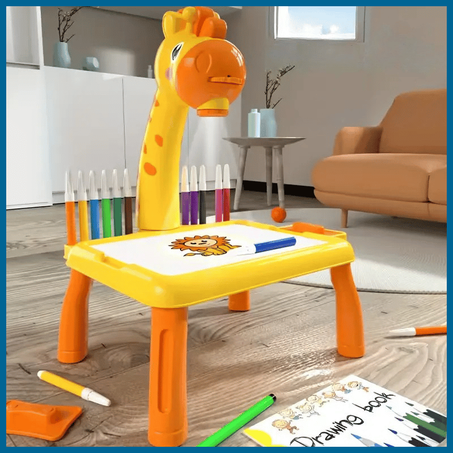 طاولة الرسم بجهاز العرض الضوئي