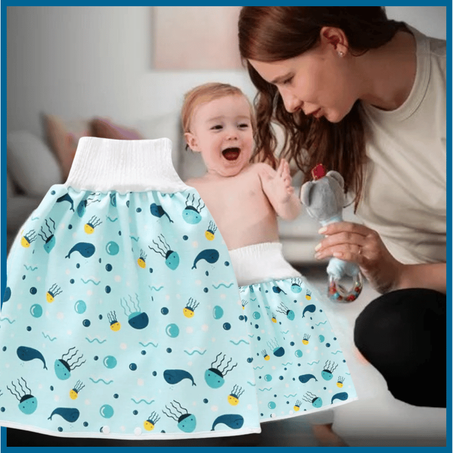 تنورة حفاضات ليلية مقاومة للماء