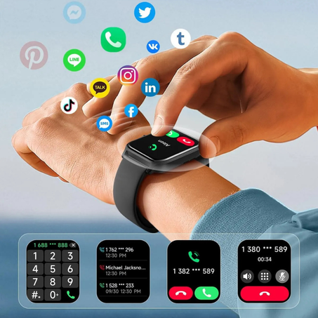 ساعة ذكية مقاومة للماء