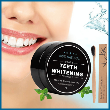 مسحوق تبييض الأسنان