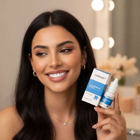 سائل تبييض الأسنان من LXRMIMI – لابتسامة ناصعة وثقة تدوم