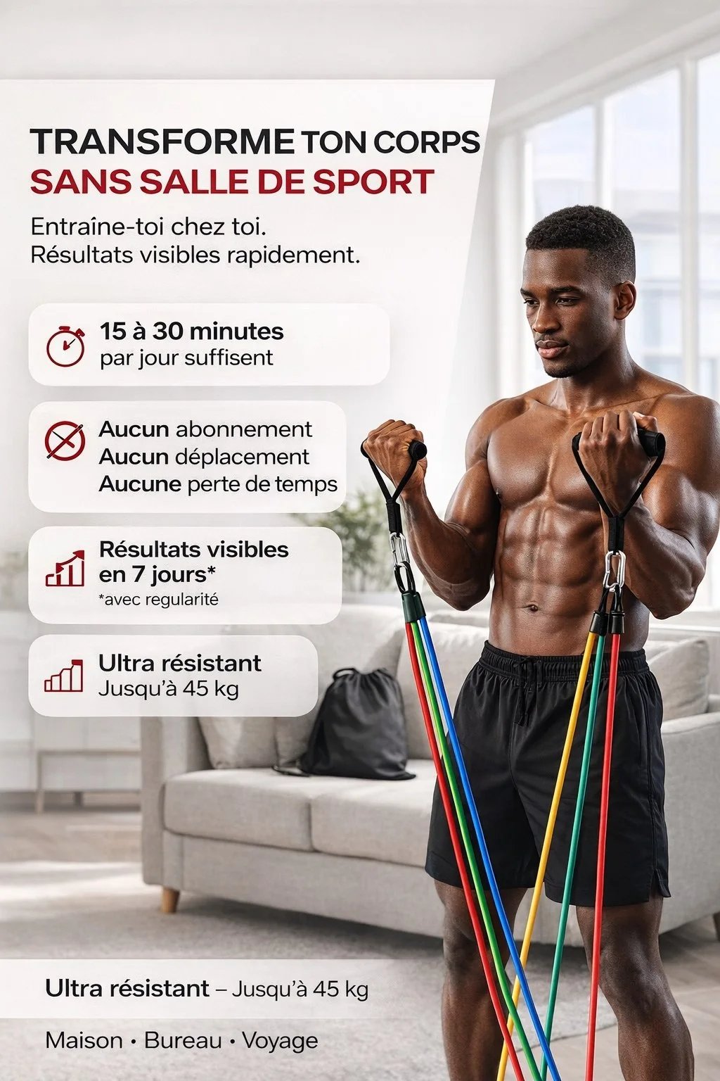 ELASTIQUE DE MUSCULATION