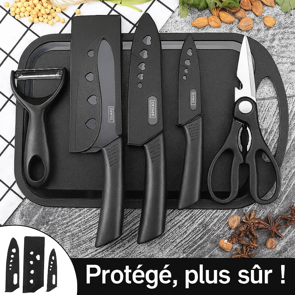 Couteaux de chef 6en1