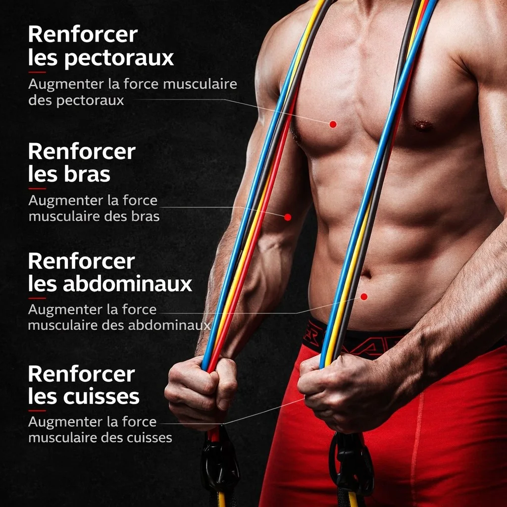 ELASTIQUE DE MUSCULATION