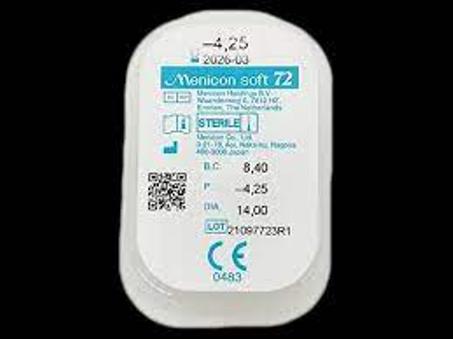 LENTILLES Menicon  M72  ANNUELLE