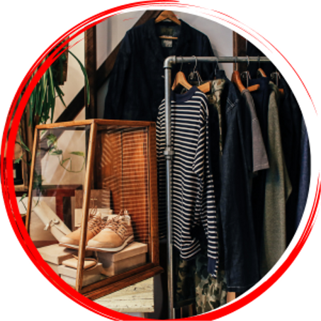 الملابس والأحذية والمجوهرات