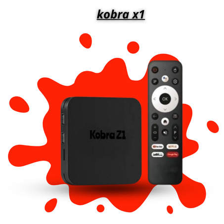 Kobra Z1 – Box TV Android 14 | 4K Ultra HD | Wi-Fi 5GHz