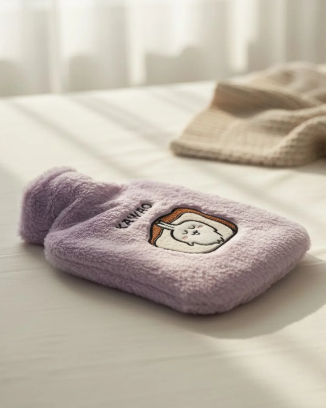 BOUILLOTTE EN PELUCHE – DOUCEUR & DOUCE CHALEUR