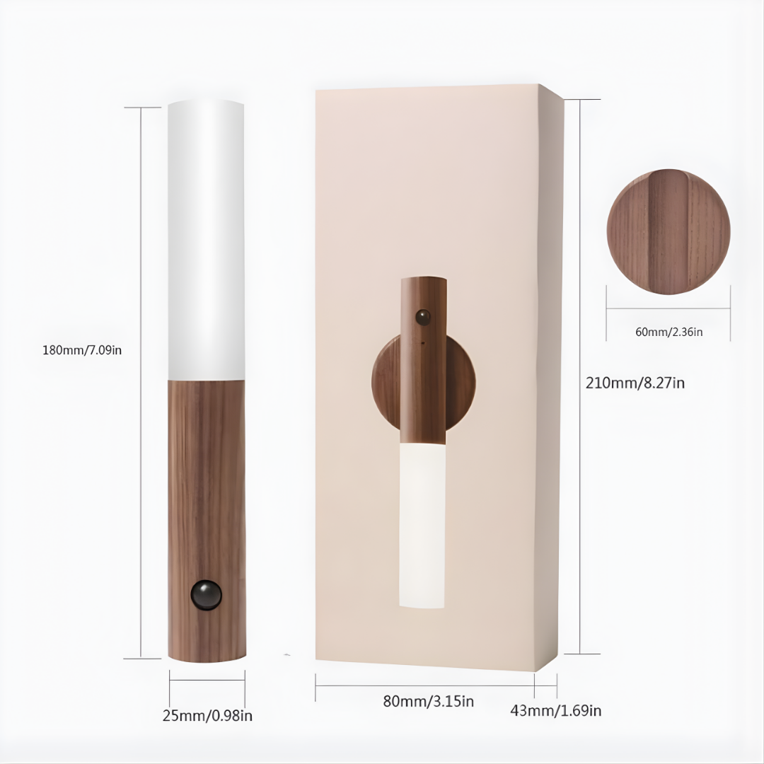 Applique Murale LED Rechargeable avec Détecteur de Mouvement
