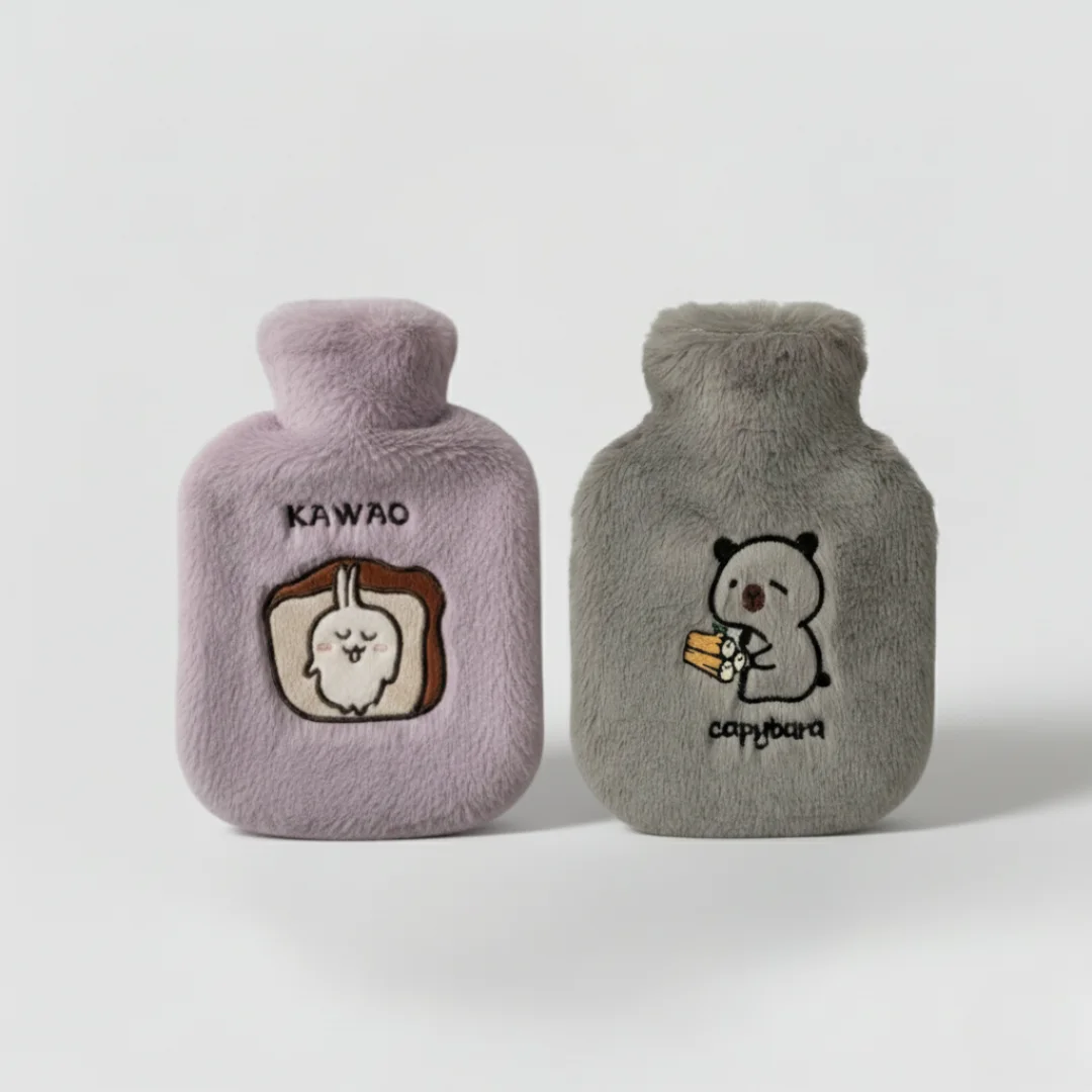 BOUILLOTTE EN PELUCHE – DOUCEUR & DOUCE CHALEUR