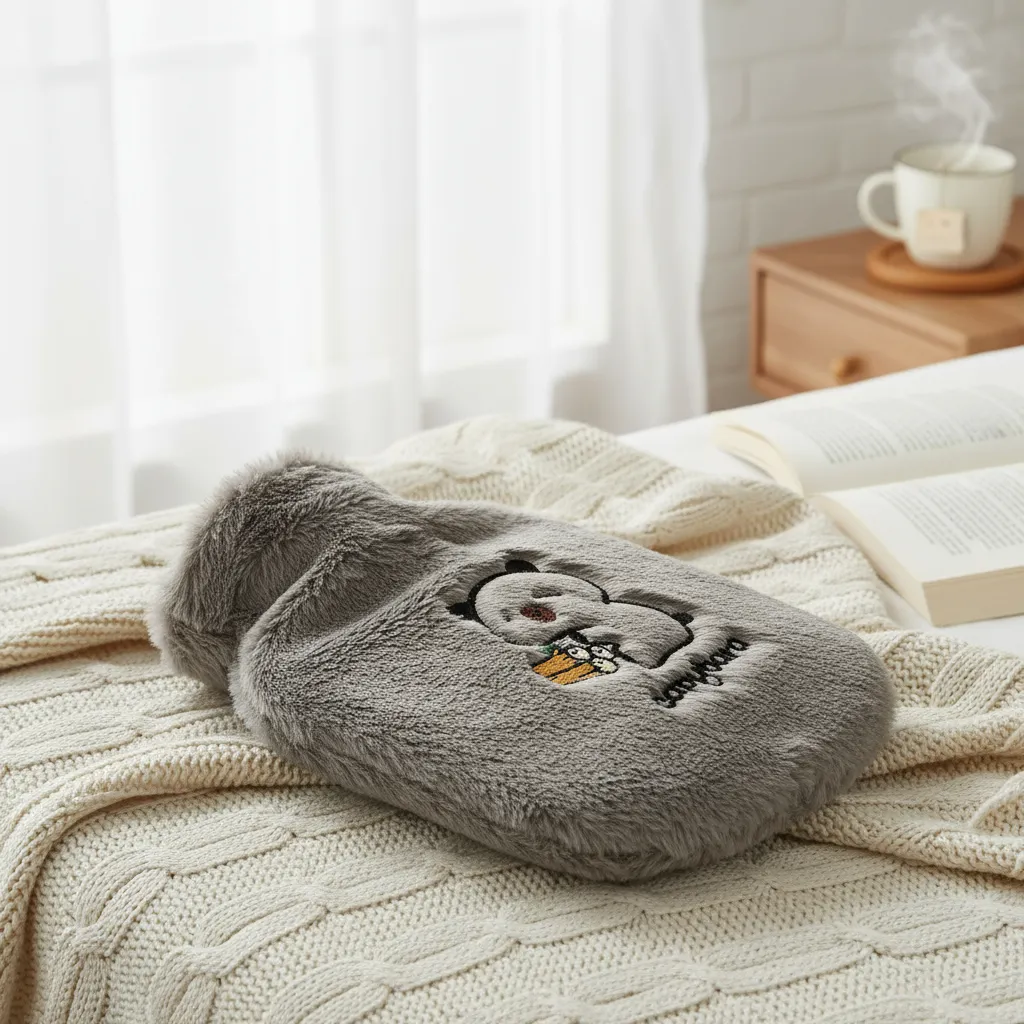 BOUILLOTTE EN PELUCHE – DOUCEUR & DOUCE CHALEUR