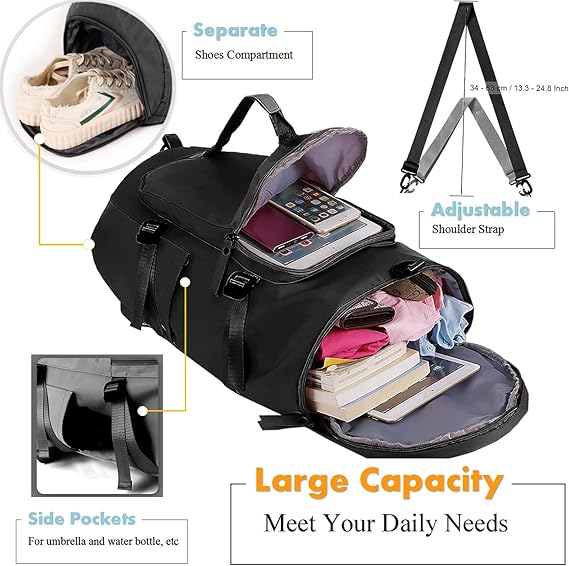 Sac à Dos Unisexe Grande Capacité – Voyage & Travail