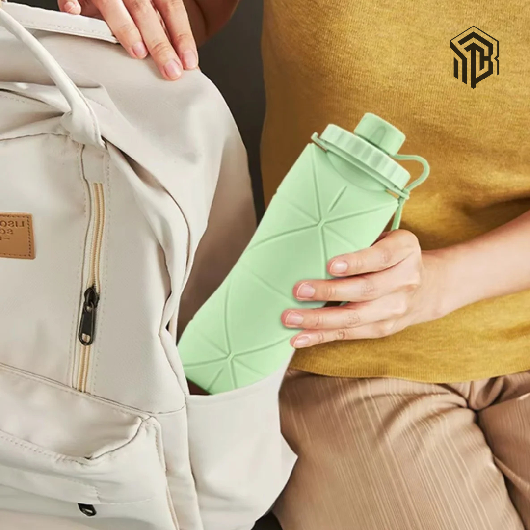 Gourdes Pliables en Silicone – 600 ml