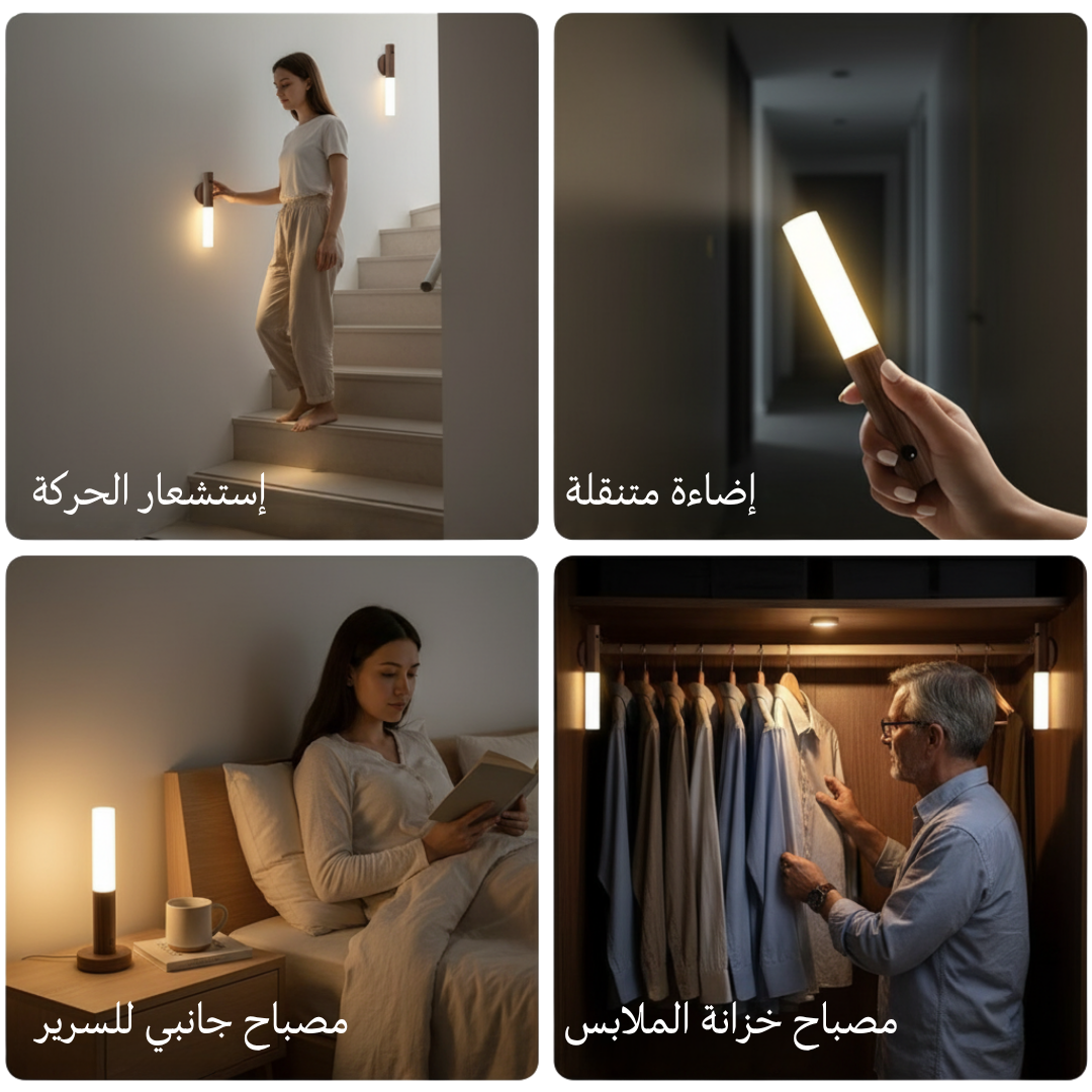 Applique Murale LED Rechargeable avec Détecteur de Mouvement