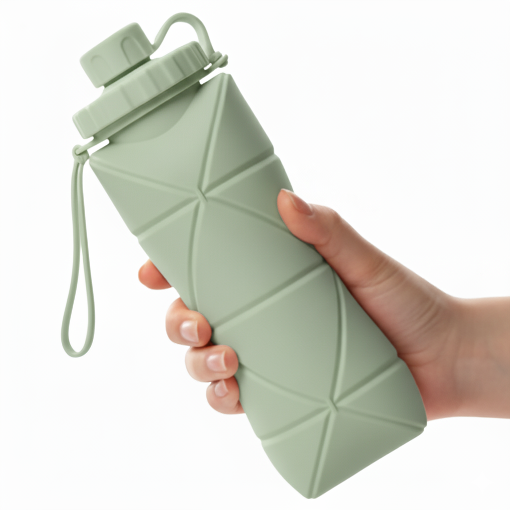 Gourdes Pliables en Silicone – 600 ml