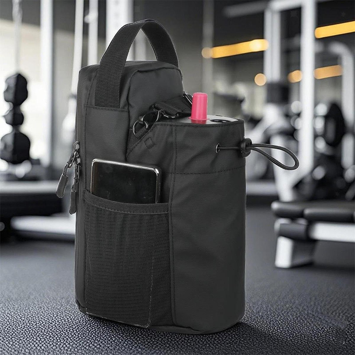 Sac de Sport Magnétique | Porte-Bouteille & Accessoires Fitness