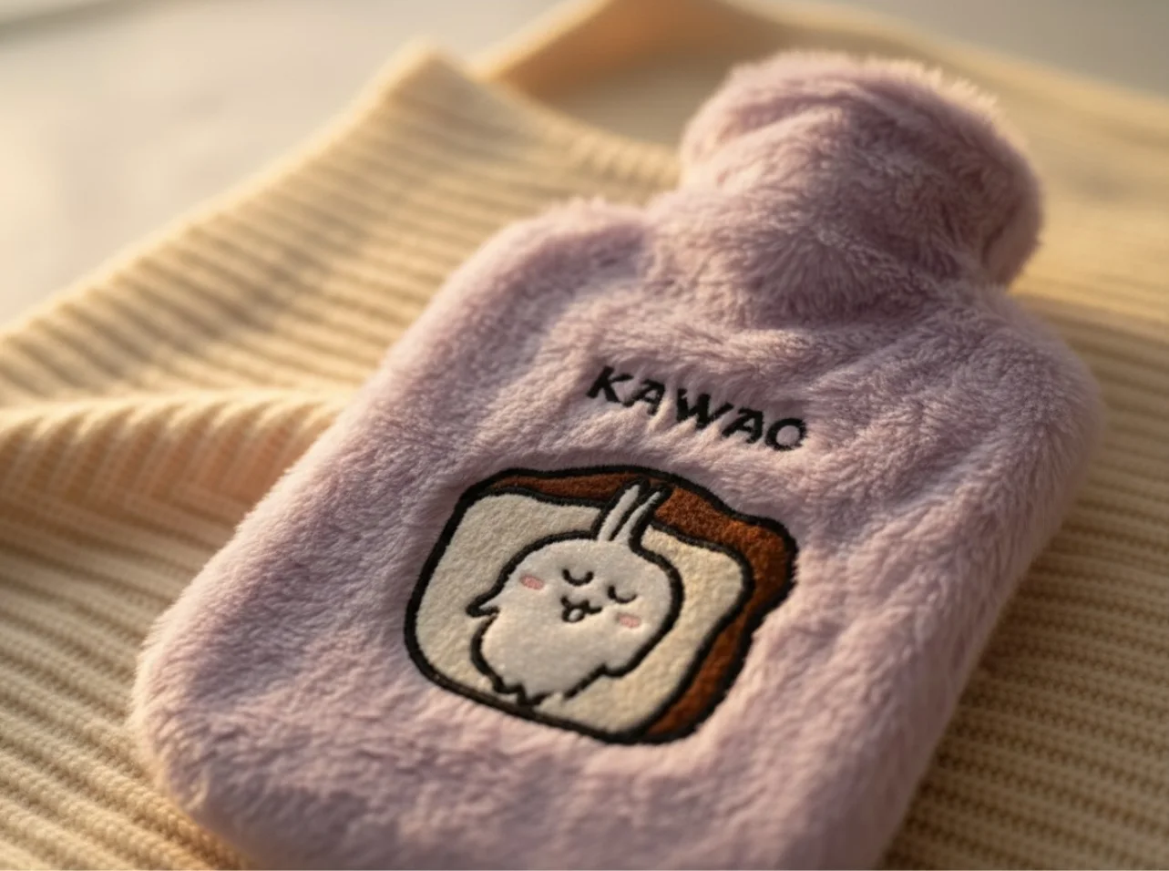 BOUILLOTTE EN PELUCHE – DOUCEUR & DOUCE CHALEUR