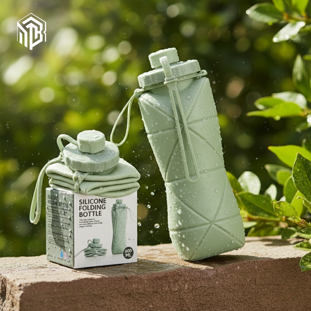 Gourdes Pliables en Silicone – 600 ml