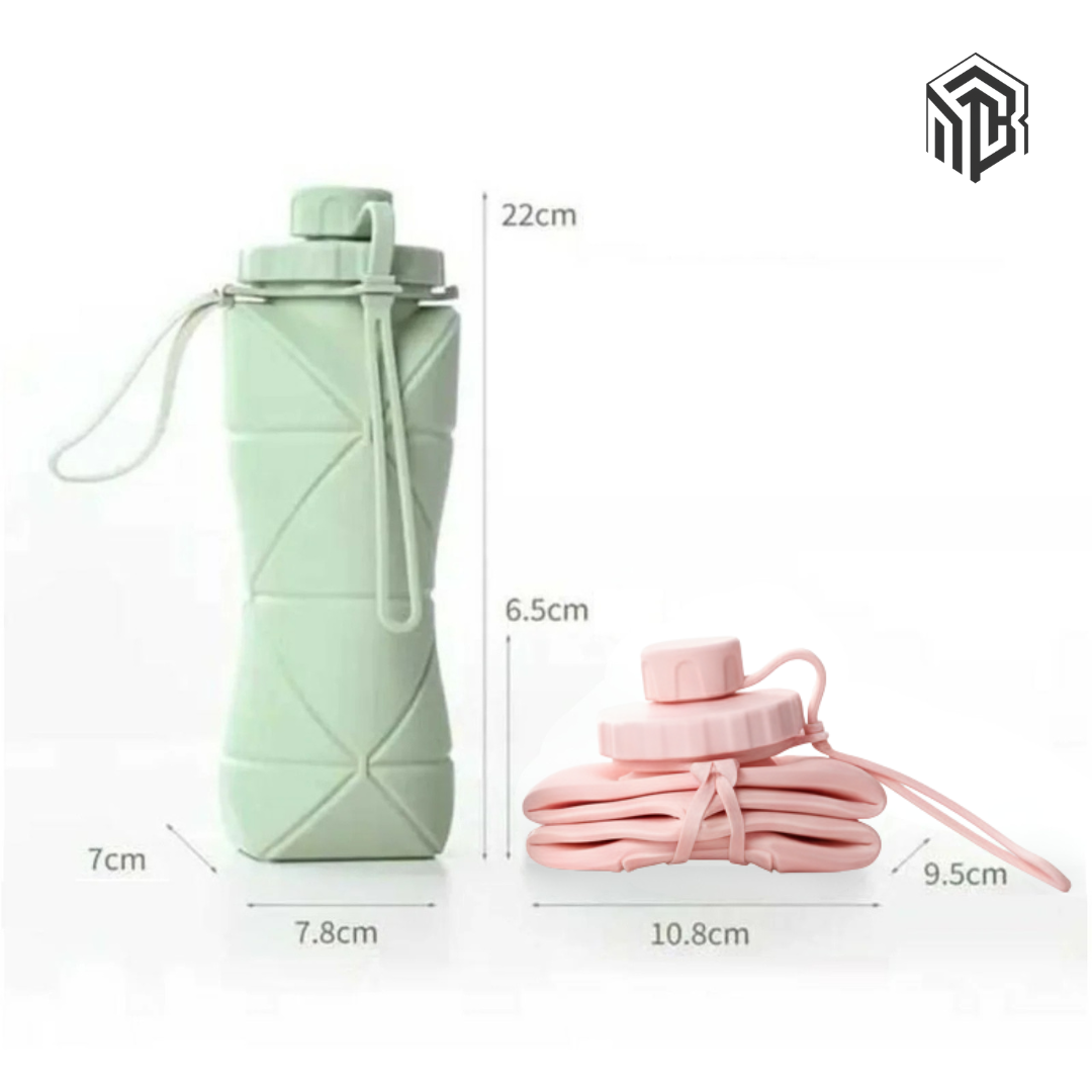 Gourdes Pliables en Silicone – 600 ml