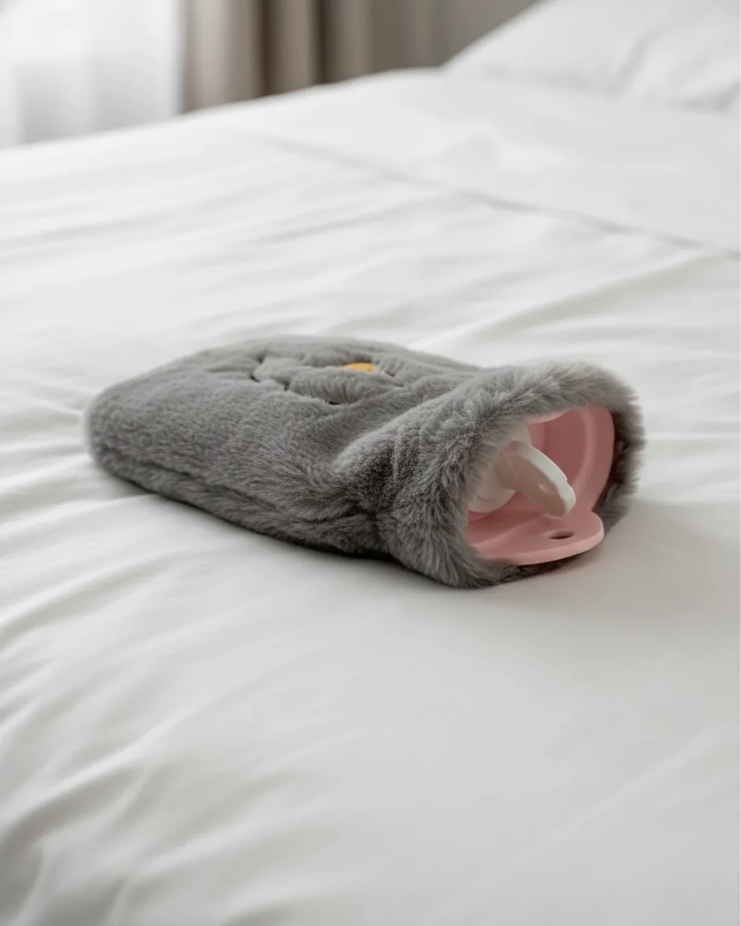 BOUILLOTTE EN PELUCHE – DOUCEUR & DOUCE CHALEUR