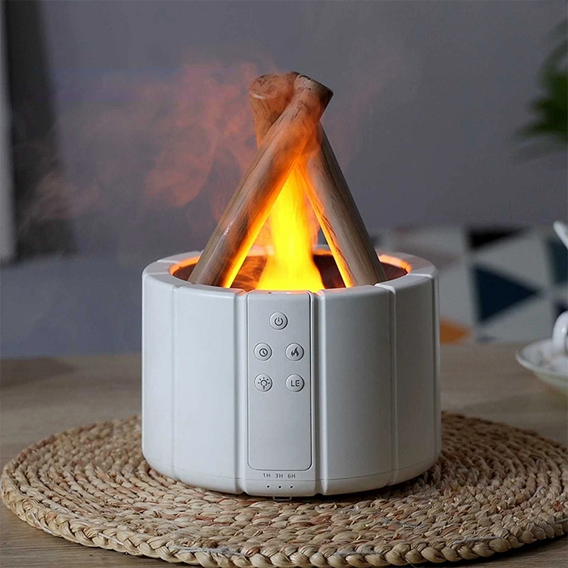 Diffuseur d’Arômes à Effet Flamme  – Humidificateur d’Air et Lampe Ambiance