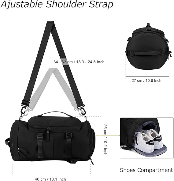 Sac à Dos Unisexe Grande Capacité – Voyage & Travail