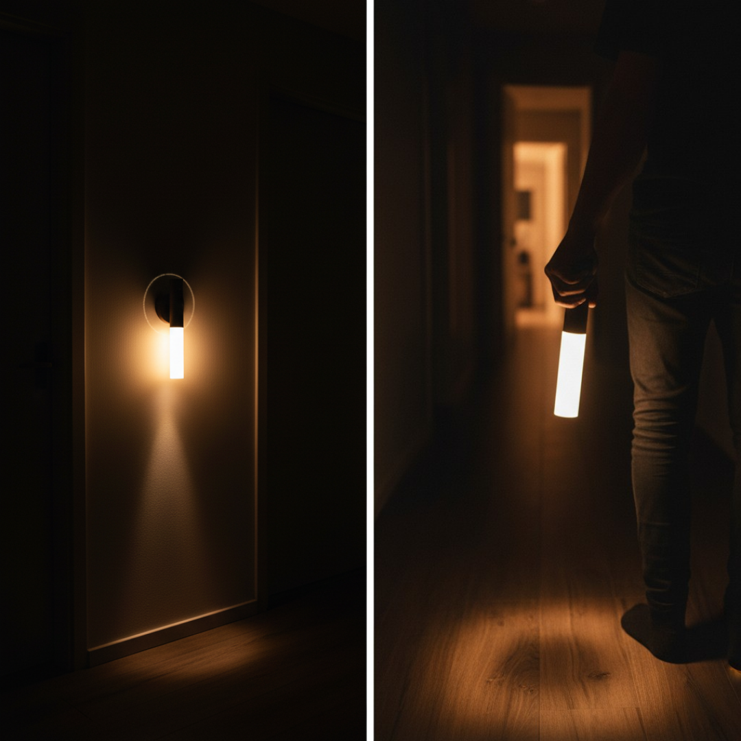 Applique Murale LED Rechargeable avec Détecteur de Mouvement