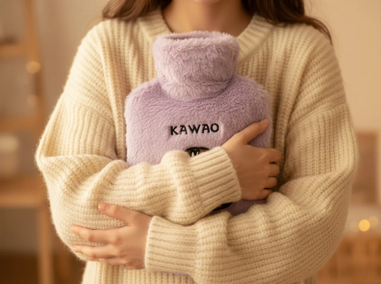 BOUILLOTTE EN PELUCHE – DOUCEUR & DOUCE CHALEUR