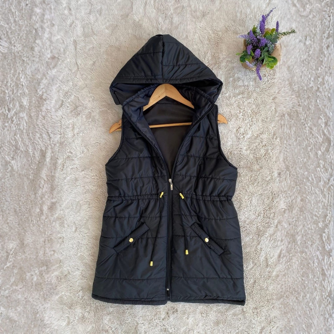 Gilet Doudoune Matelassée Ajustable Femme - 6 Couleurs