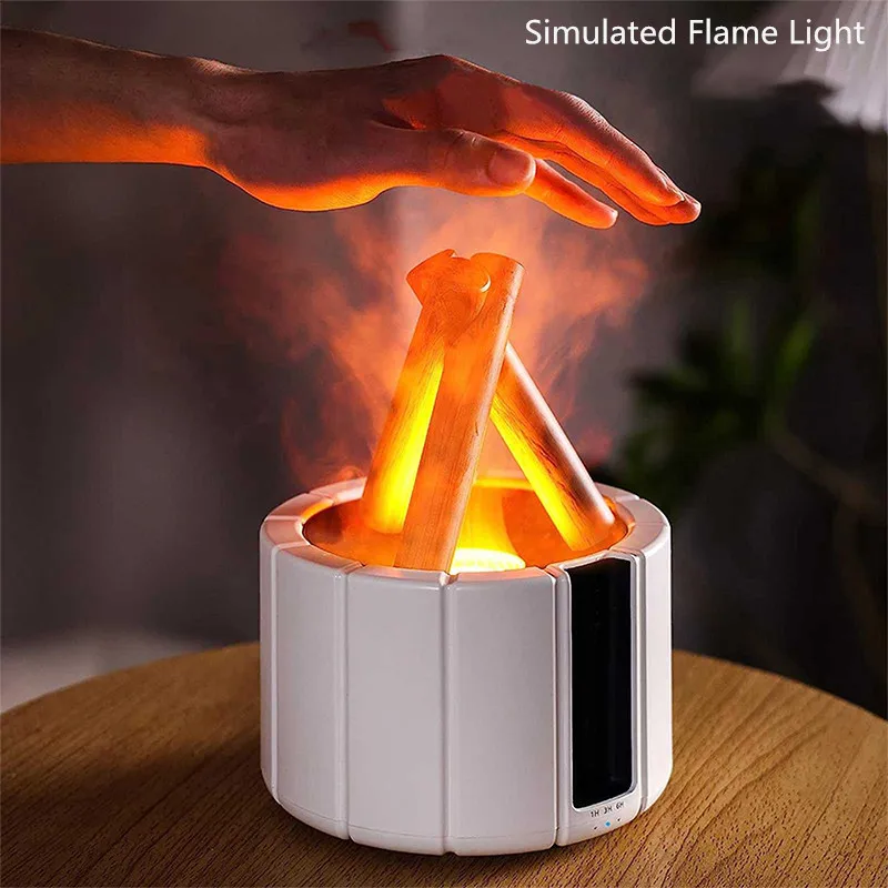Diffuseur d’Arômes à Effet Flamme  – Humidificateur d’Air et Lampe Ambiance