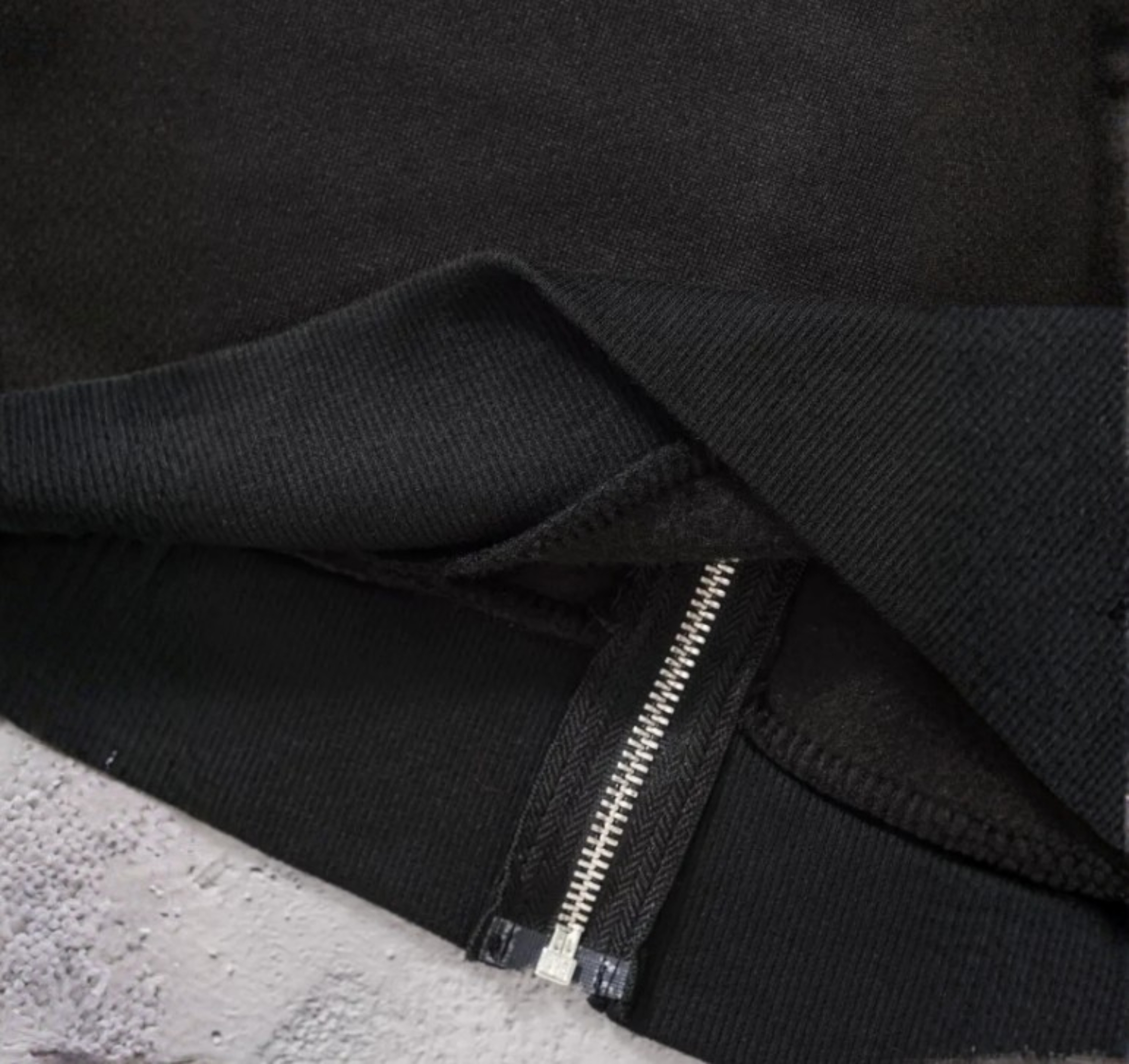 Capuche Noir Style Cagoule