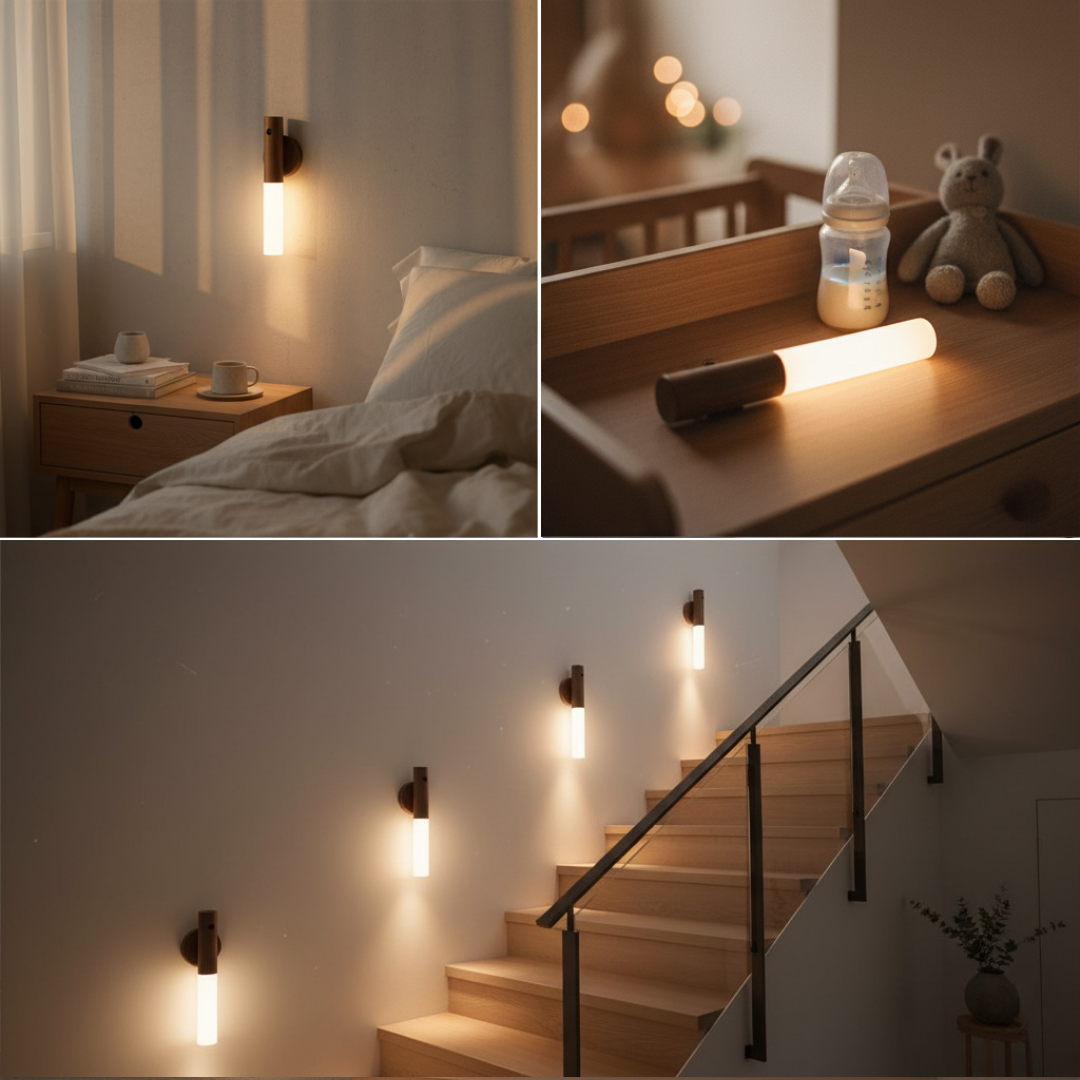 Applique Murale LED Rechargeable avec Détecteur de Mouvement