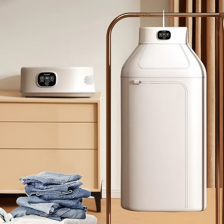 مجفف الملابس الذكي بالهواء الساخن – تجفيف سريع وآمن بدون شمس!