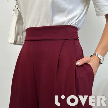 Pantalon Femme Taille Haute – Coupe Over