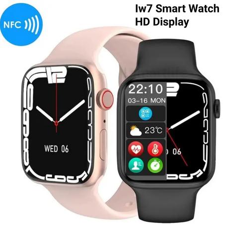 IW7 Smart Watch  NFC 1.69 Pouces, Ecran HD Montre Personnalisée Visage BT, Appel, Etanche