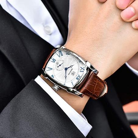 MONTRE  Hommes Top Luxe Étanche Casual Bracelet En Cuir
