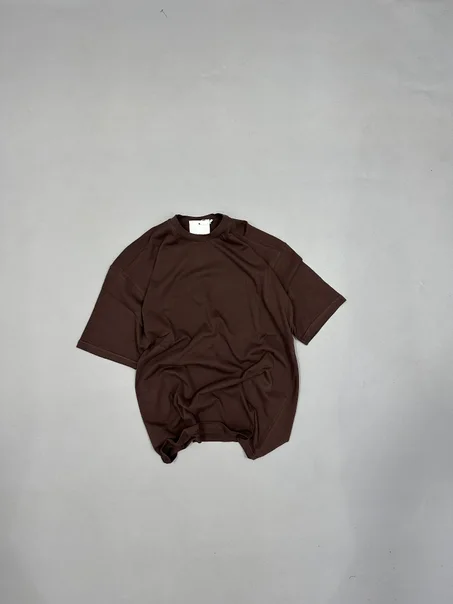 TSHIRT BASIC BROWN🤎