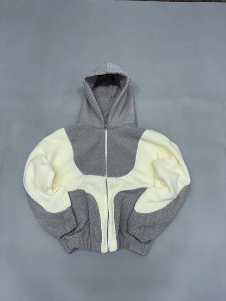 fleece jacket grais🩶✨