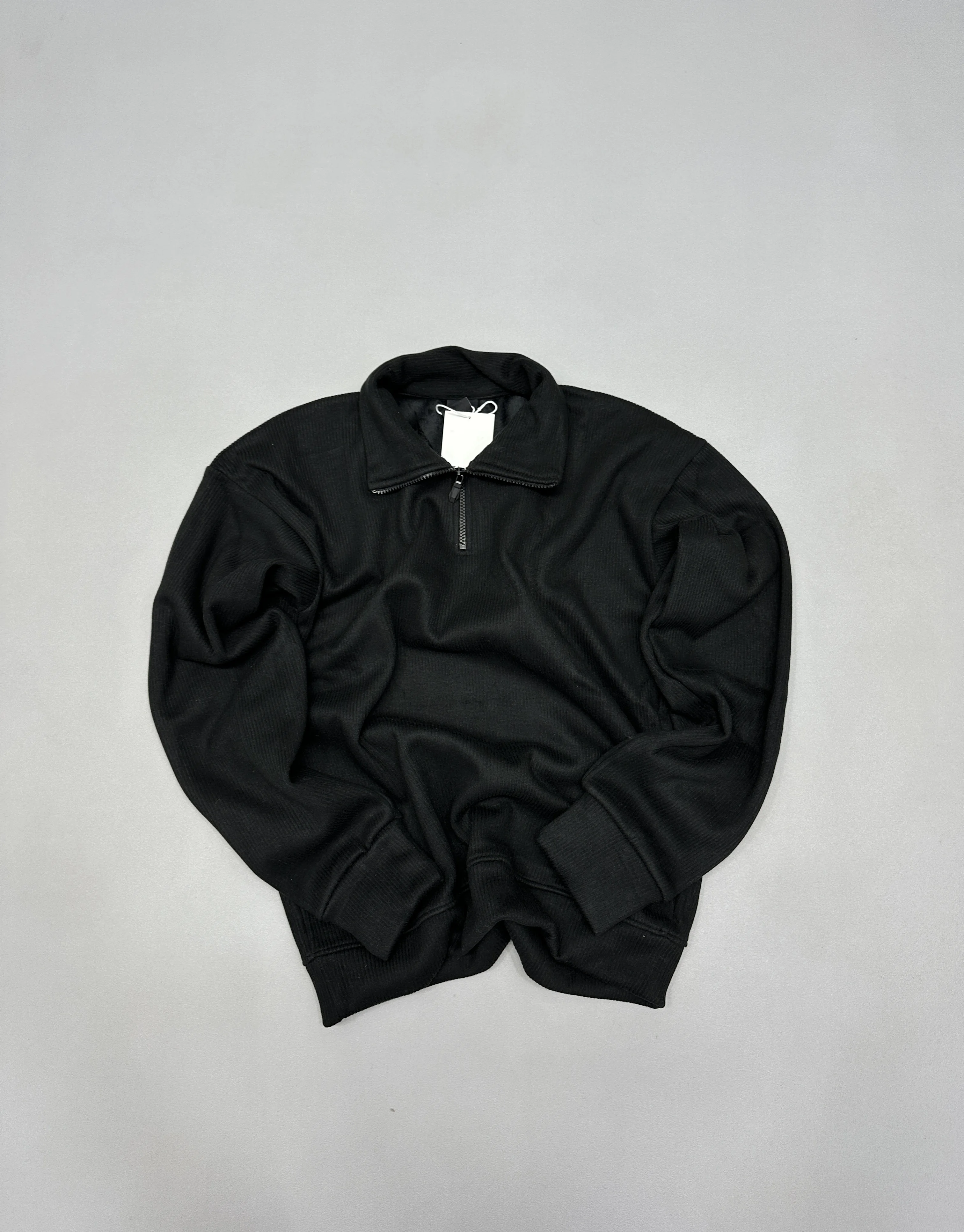 WOLLEN HALF ZIPE BLACK🖤⚡️