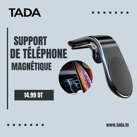 Support de téléphone magnétique pour voiture