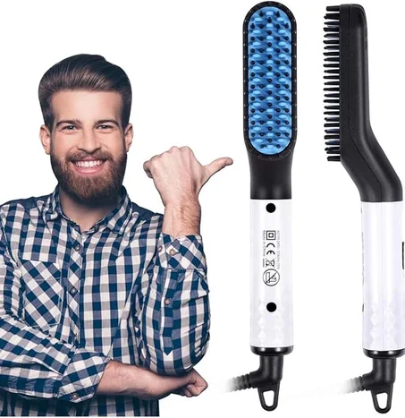 مشط الأناقة الرجالي الاحترافي: لحية مرتبة ومنظمة في دقيقتين 🧔✨