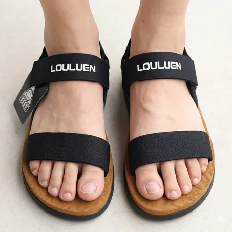صندالة بنية  LOULUEN SANDALES
